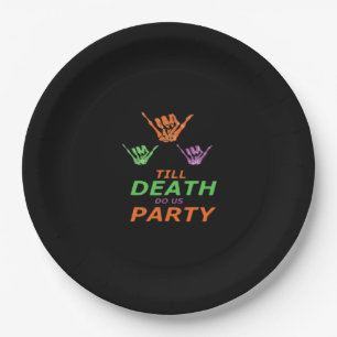 Till Death Do Us Party Classic Paper Plates