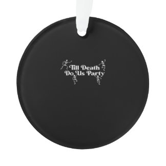 Till Death Do Us Party Classic – Retro Undead Coup Ornament