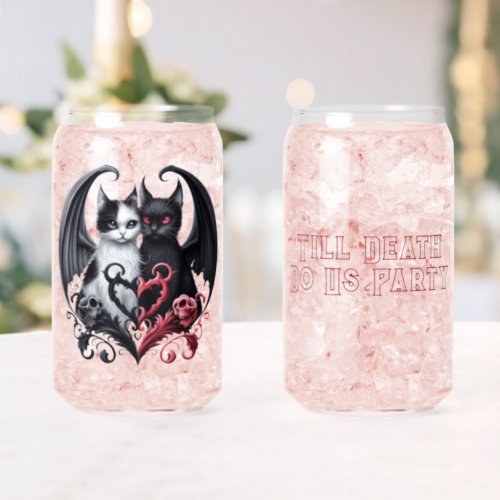 Till Death Do Us Party Devilish Kittens Can Glass