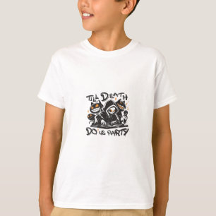 Till Death Do Us Party - DJ Grim Reaper And Spooky T-Shirt