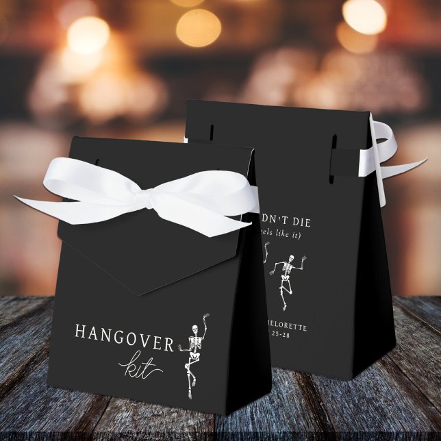 Till Death Do Us Party Hangover Kit Favor Boxes (Creator Uploaded)