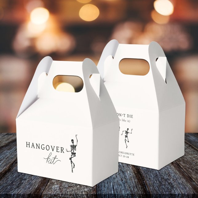 Till Death Do Us Party Hangover Kit Favor Boxes (Creator Uploaded)