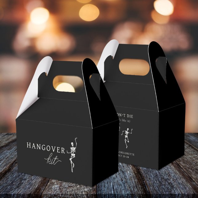 Till Death Do Us Party Hangover Kit Favor Boxes (Creator Uploaded)