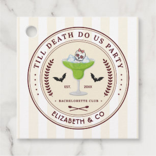 Till Death Do Us Party Margarita Bachelorette Favor Tags
