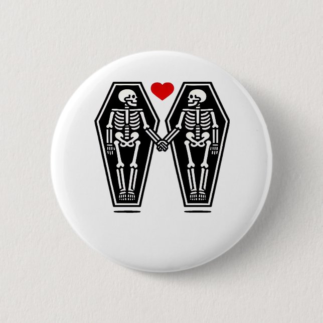 Till Death Do Us Together – Knows No Classic Button (Front)