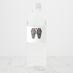 Till Death Do Us Together – Knows No Classic Water Bottle Label