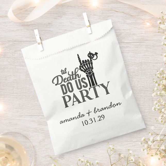 Till Death Favor Bag (Clipped)