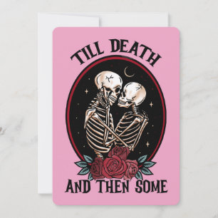 'Till Death Flat Greeting Card