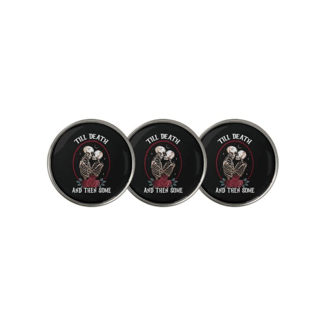 'Till Death Golf Ball Markers (3 Up)