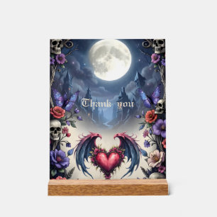 Till Death & Moonlight Bind Us Acrylic Sign