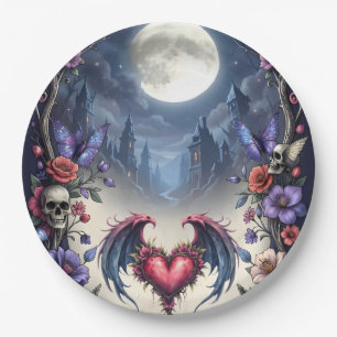Till Death & Moonlight Bind Us. Paper Plates