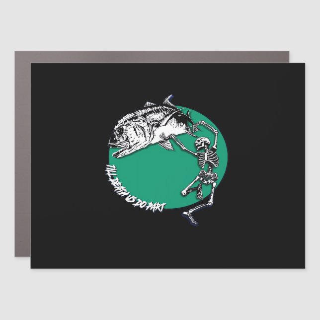 Till Death Us Do Part Classic Car Magnet (Front)