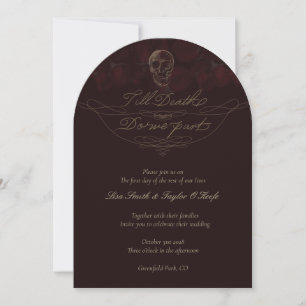 Till Death Wedding Invitations
