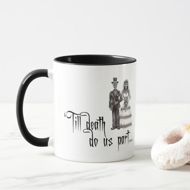 Till death wedding mug (With Donut)