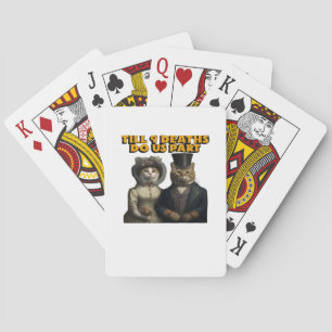 Till Deaths Do Us Part Classic Poker Cards