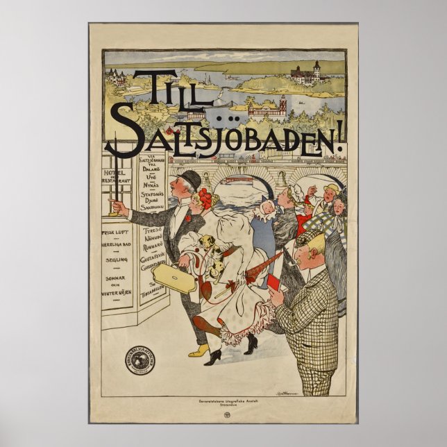 Till Saltsjöbaden ~ Se Vidare Länken. Elin Westman Poster (Front)