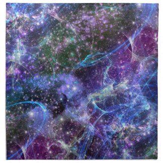 till the end of time, galactic space scape : cloth napkin