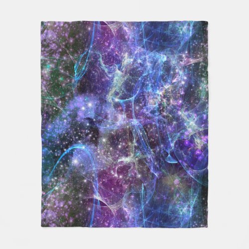 till the end of time galactic space scape  fleece blanket