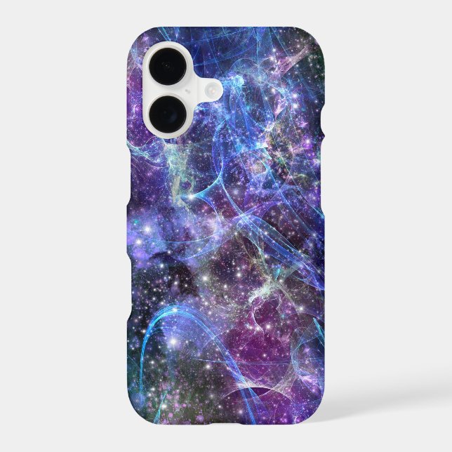 till the end of time, galactic space scape : iPhone case (Back)