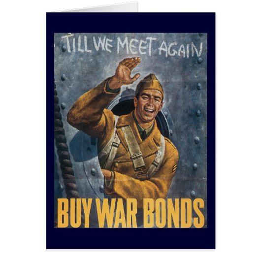 Till We Meet Again - BUY WAR BONDS Cards (Front)