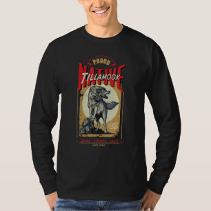 Tillamook Native American Indian Born Wolf Spirit T-Shirt