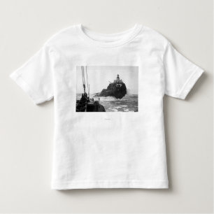 Tillamook, Oregon Lighthouse from Ship Photograp Toddler T-shirt