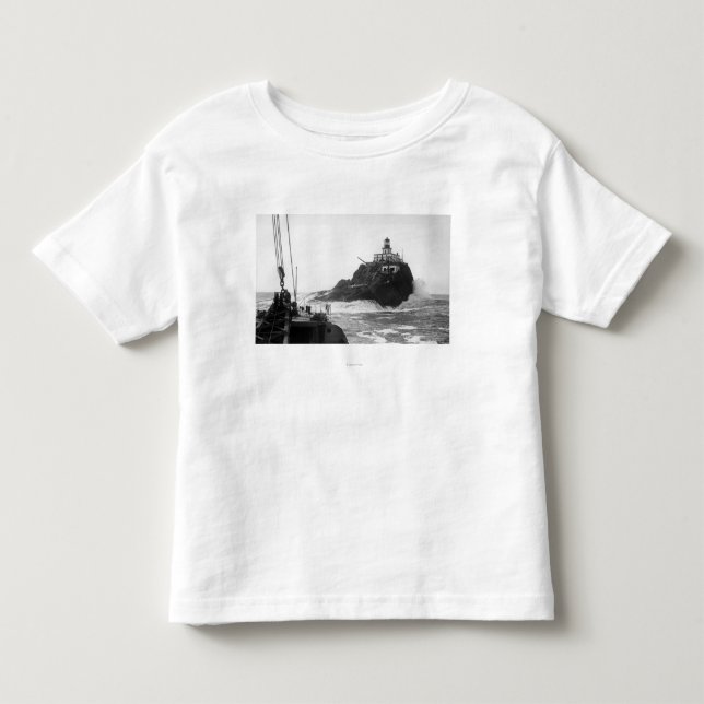 Tillamook, Oregon Lighthouse from Ship Photograp Toddler T-shirt (Front)