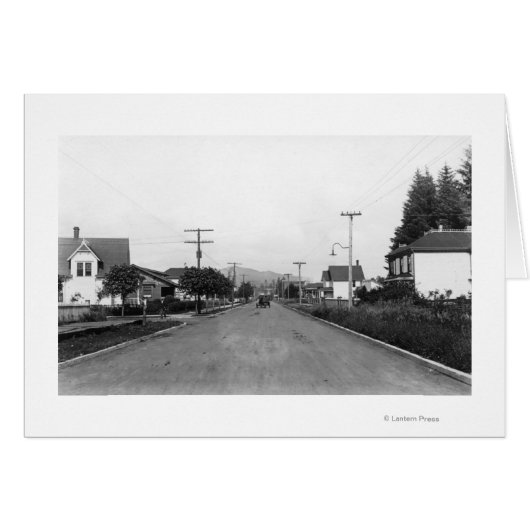 Tillamook, Oregon Residential Street Scene (Front Horizontal)