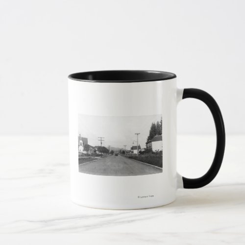 Tillamook Oregon Residential Street Scene Mug