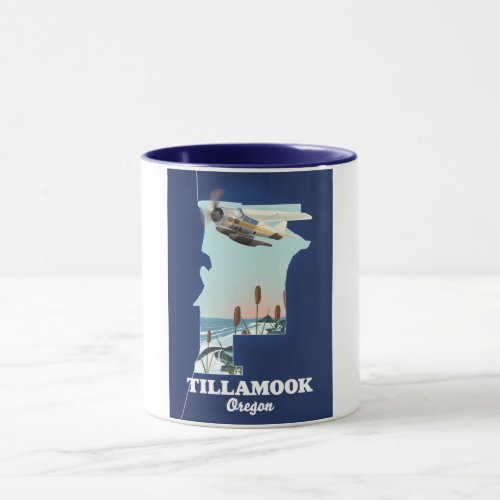 Tillamook Oregon Travel map Mug