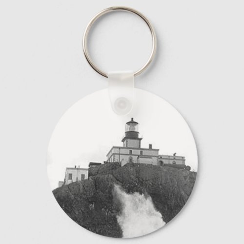 Tillamook Rock Lighthouse Keychain