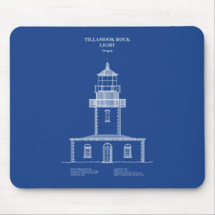 Tillamook Rock Lighthouse - Oregon – AD Mouse Pad