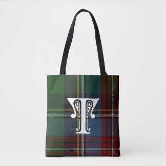 Tilley Clan Tartan Monogram Tote Bag
