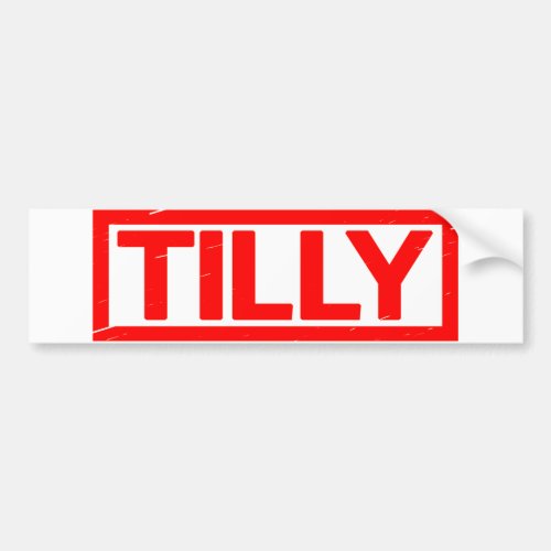 Tilly Stamp Bumper Sticker