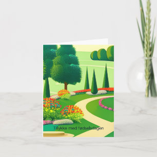 Tillykke med fødselsdagen, Danish happy birthday Card