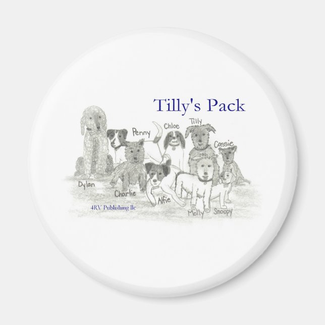 Tilly's Pack Magnet (Front)