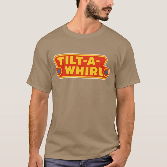 TILT-A-WHIRL Retro carnival-style T-Shirt (Front)