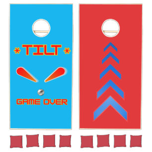 Tilt Game Over Pinball and Corn Hole Game