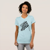 Tilted Colorguard Flag T-Shirt (Front Full)