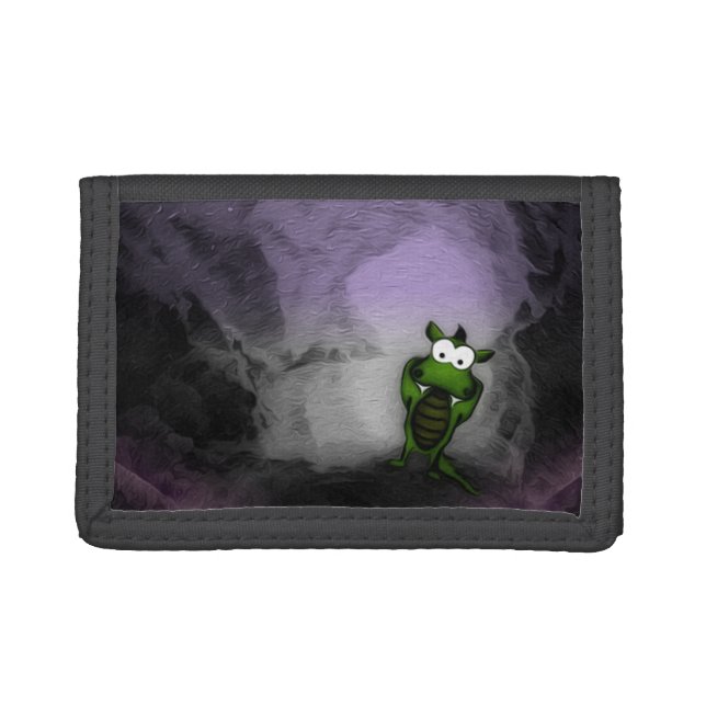 Tilted Dragon Trifold Wallet (Front)