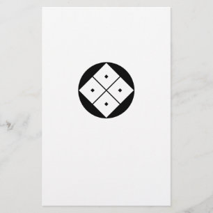 Tilted four-square-eyes in rice cake stationery