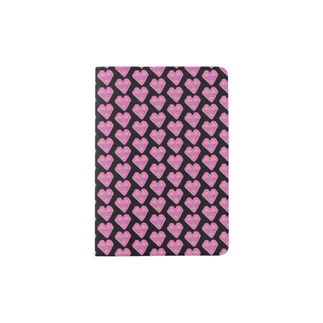 Tilted Heart Passport Holder (Front)