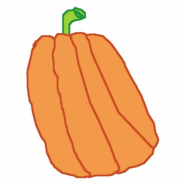 Tilted Pumpkin sculpture (Front)