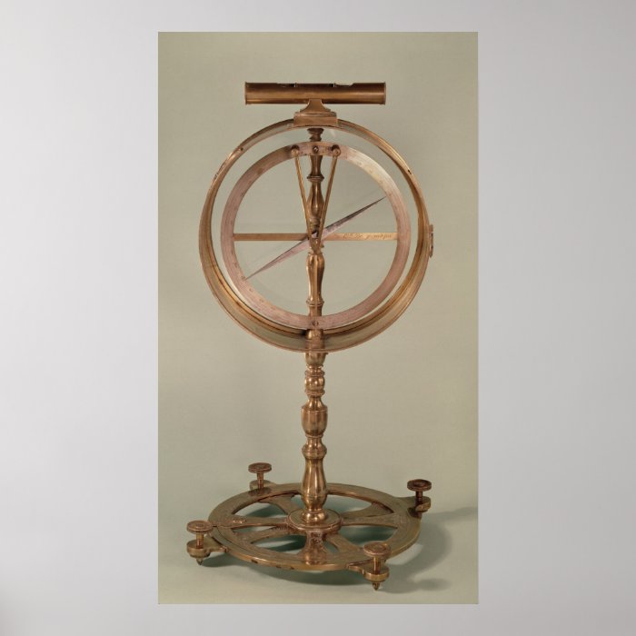 Tilting Compass belonging to Count Grandpre Poster