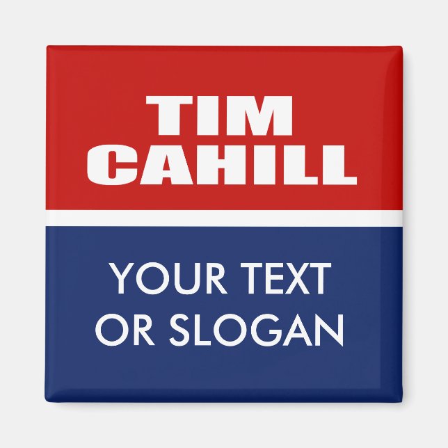 TIM CAHILL FOR GOVERNOR MAGNET (Front)