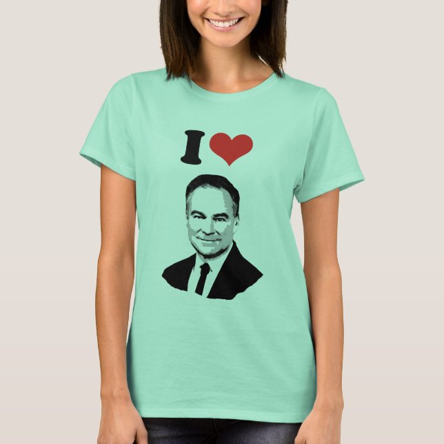 Tim Kaine - Bust - T-Shirt (Front)
