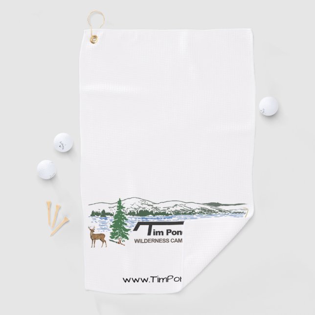 Tim Pond Wilderness Camps Golf Towel (InSitu)