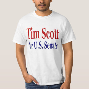 Tim Scott for Senate with red blue text T-Shirt