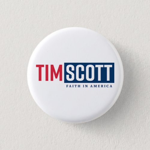 Tim Scott Republican 2024 Presidential  Button