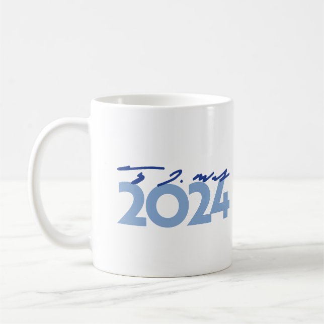 Tim Walz 2024 Signature Coffee Mug (Left)
